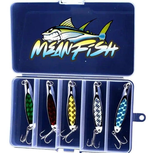 5 Fishing Lures With Mini Tackle Box by NZ Diver