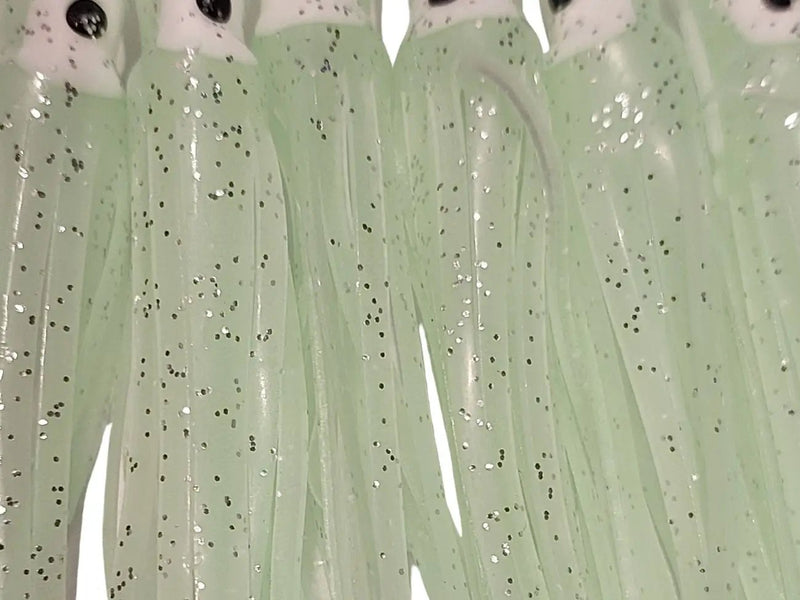 11cm Octopus Luminous Skirts ( Pack of 10 ) by NZ Diver