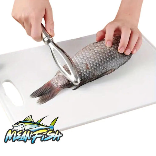 Meanfish Stainless Steel Fish Scaler by NZ Diver
