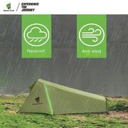 New Waterproof Pyramid Tent for Outdoor Camping - Single Person Lightweight Shelter by Mead's Supply & Equipment Outfitters limited