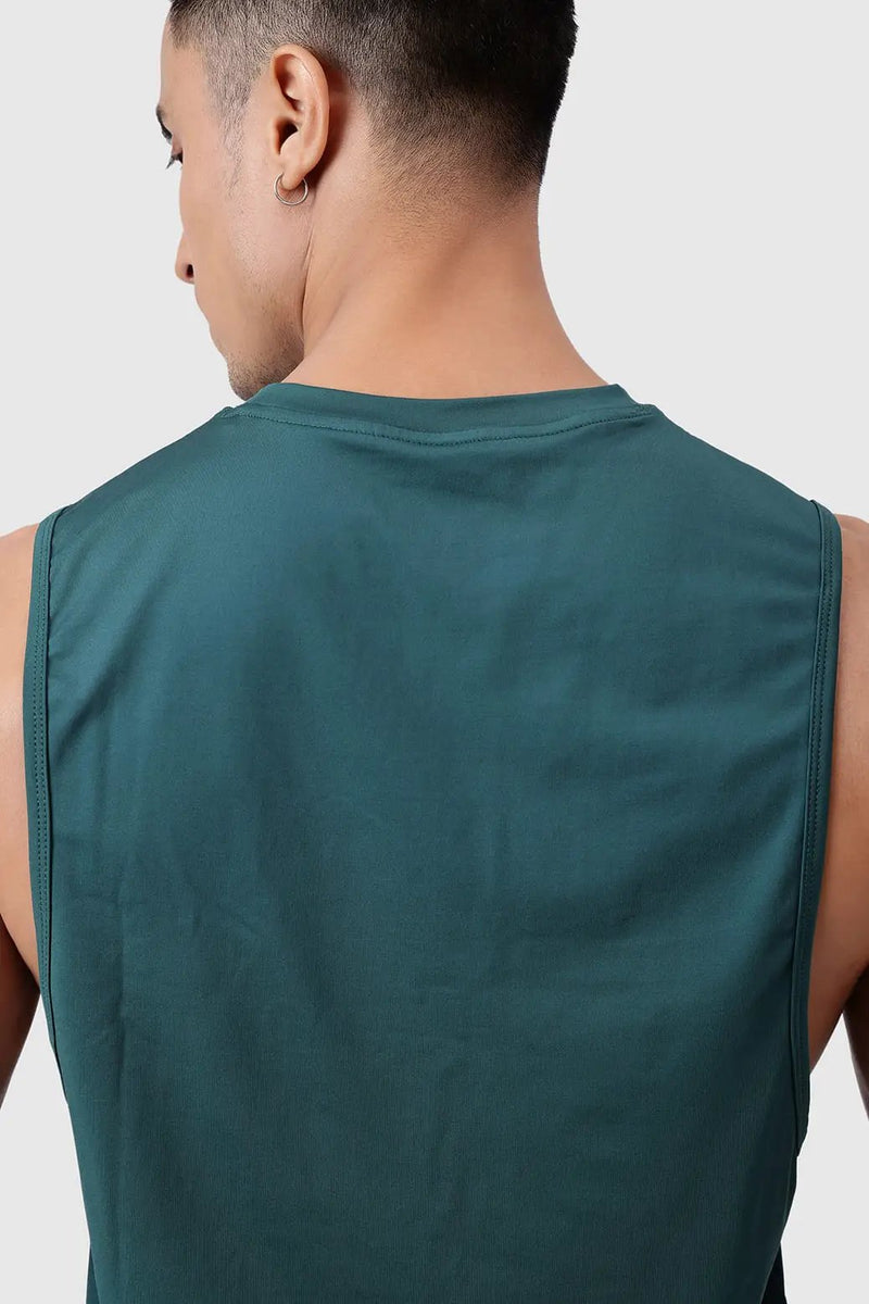Urban Deep Arm Tank Emerald Green by Fuaark Nz