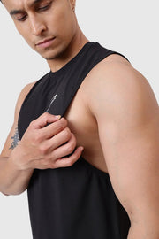 Urban Deep Arm Tank Black by Fuaark Nz