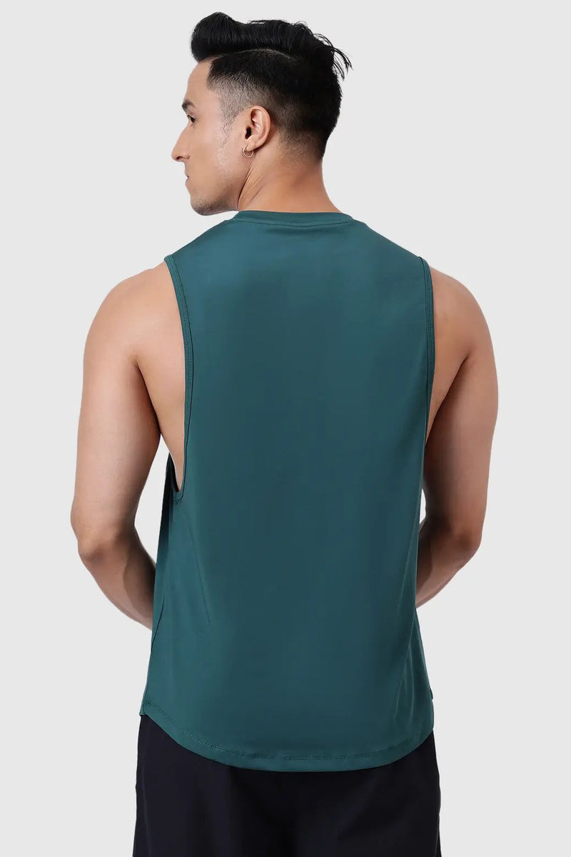 Urban Deep Arm Tank Emerald Green by Fuaark Nz