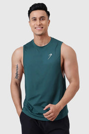 Urban Deep Arm Tank Emerald Green by Fuaark Nz