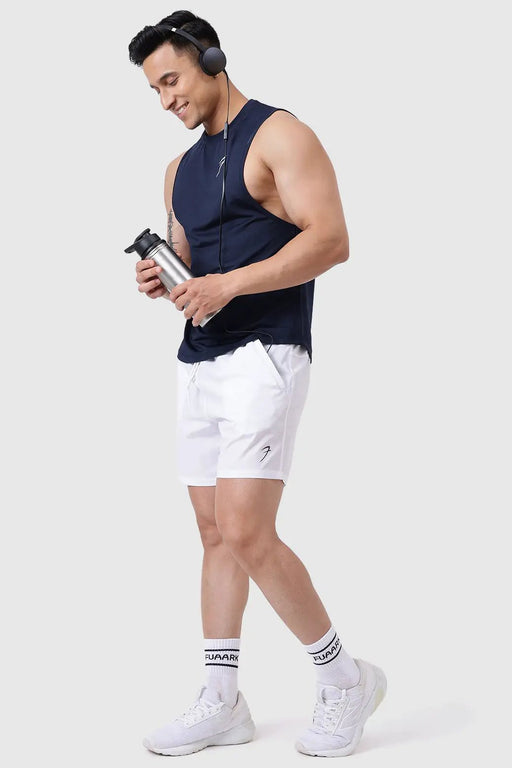 Urban Deep Arm Tank Navy by Fuaark Nz