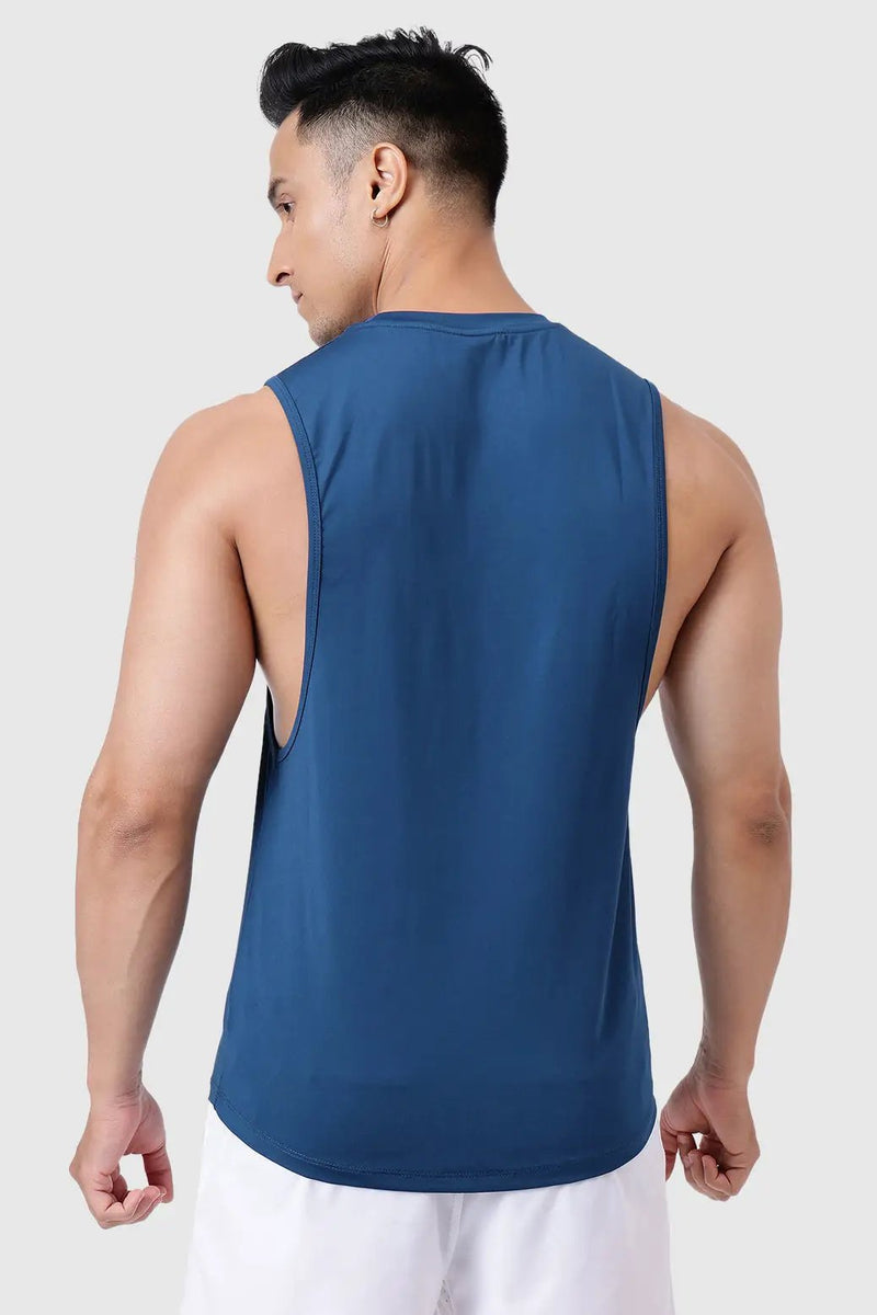 Urban Deep Arm Tank Teal by Fuaark Nz
