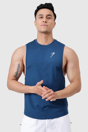 Urban Deep Arm Tank Teal by Fuaark Nz