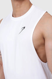 Urban Deep Arm Tank White by Fuaark Nz