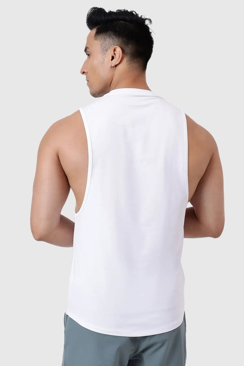 Urban Deep Arm Tank White by Fuaark Nz