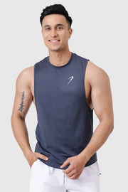 Urban Deep Arm Tank Dark Grey by Fuaark Nz