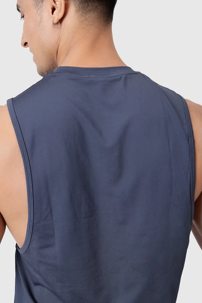 Urban Deep Arm Tank Dark Grey by Fuaark Nz