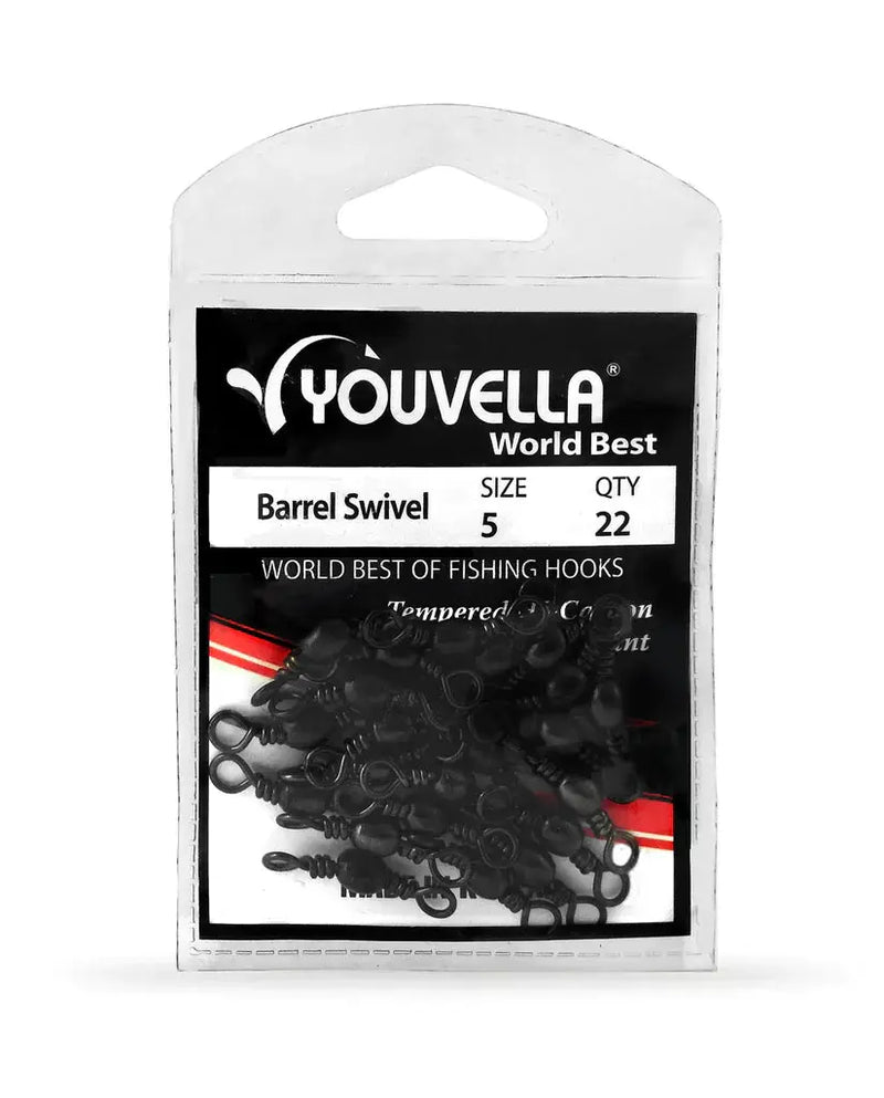 Youvella Barrel Swivel #5 (22 per pack) by NZ Diver