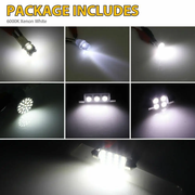 42Pcs Car Interior Combo LED Map Dome Door Trunk Light Bulbs White by salelink.co.nz