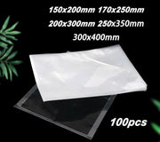 Vacuum Seal Bags Plastic Bag 100pcs/pack Size XS-L by dealonline.co.nz