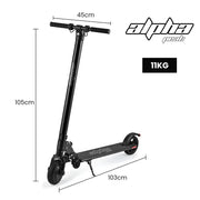 SportZone.co.nz Sports & Fitness > Scooters, Hoverboards & Accessories > Electric Scooters ALPHA Peak 300W Electric Scooter 10Ah Suspension Adults & Teens Black ALPHA Peak 300W Electric Scooter 10Ah Suspension Adults & Teens Black