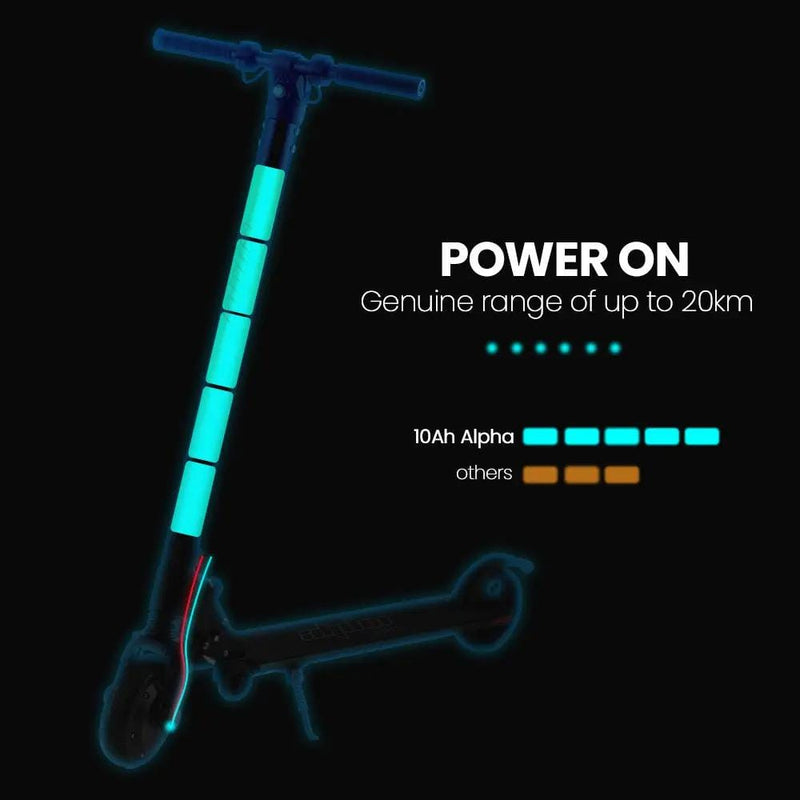 SportZone.co.nz Sports & Fitness > Scooters, Hoverboards & Accessories > Electric Scooters ALPHA Peak 300W Electric Scooter 10Ah Suspension Adults & Teens Black ALPHA Peak 300W Electric Scooter 10Ah Suspension Adults & Teens Black
