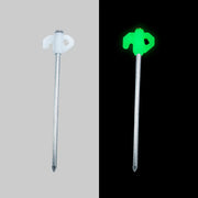 Ecotrek Glow Tent Pegs – Steel Camping Ground Stakes for Tent, Tarp & Canopy JP34715 by ECOTREK