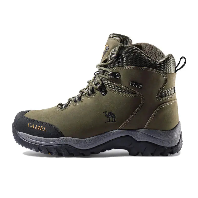 Waterproof High-Top Hiking Boots - Camel Brand by Mead's Supply & Equipment Outfitters limited