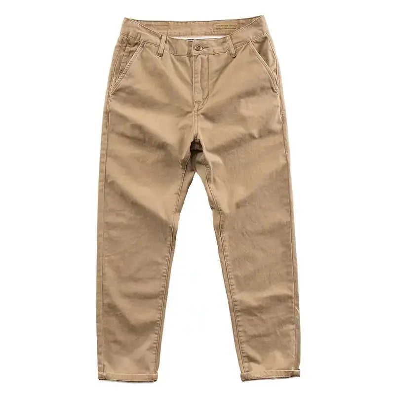Men's Casual Loose Fit Cotton Cargo Pants - Heavy Duty Work Pants | Spring & Autumn by Mead's Supply & Equipment Outfitters limited