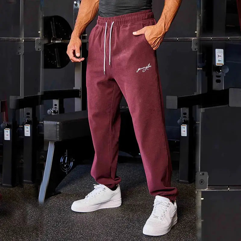 Men's Track Sweatpants - Athletic Joggers with Side Stripe by Mead's Supply & Equipment Outfitters limited