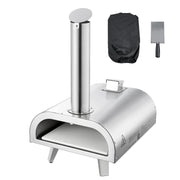 SportZone.co.nz Home & Garden > BBQ > BBQs & Accessories 12 Inch Outdoor Wood Fired Pizza Oven Portable With Thermometer And Carry Bag 12 Inch Portable Wood Fired Pizza Oven With Carry Bag