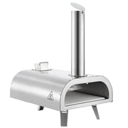 SportZone.co.nz Home & Garden > BBQ > BBQs & Accessories 12 Inch Outdoor Wood Fired Pizza Oven Portable With Thermometer And Carry Bag 12 Inch Portable Wood Fired Pizza Oven With Carry Bag