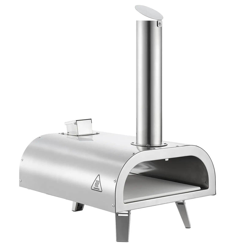 SportZone.co.nz Home & Garden > BBQ > BBQs & Accessories 12 Inch Outdoor Wood Fired Pizza Oven Portable With Thermometer And Carry Bag 12 Inch Portable Wood Fired Pizza Oven With Carry Bag