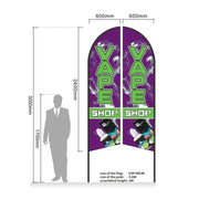 dealonline.co.nz dealonline.co.nz WOF - Pre-print Double Sided Feather Banner Flag Business Commersial 3M WOF - Pre-print Double Sided Feather Banner Flag Business Commersial 3M
