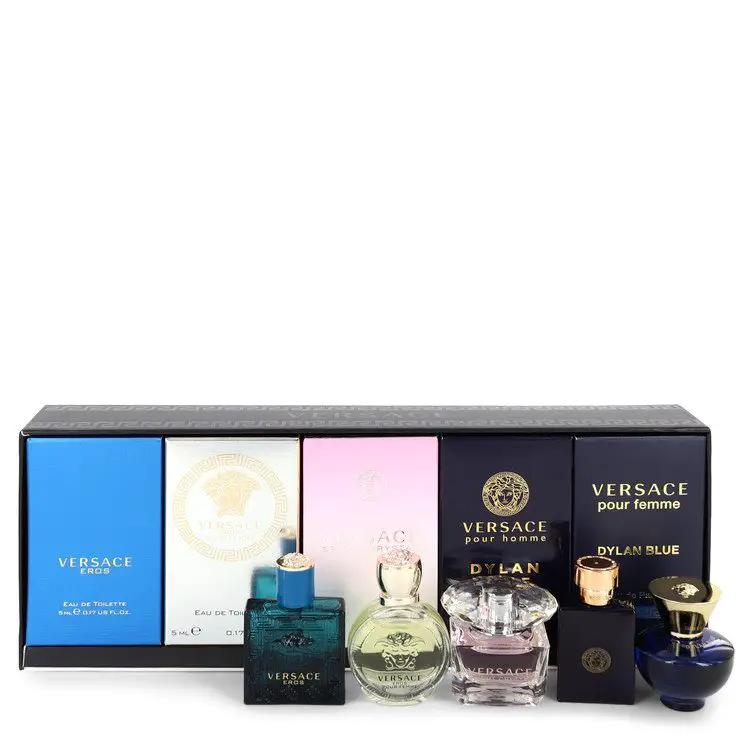Brands HD Gift Set - The Best of Versace Mens and Womens Miniatures Collection Includes Versace Eros, Versace Pour Homme Dylan Blue, Versace Pour Femme Dylan Blue, Bright Crystal and Versace Eros Pour Femme Versace Eros Gift Set - The Best of Versace Mens and Womens Miniatures Collection Includes Versace Eros, Versace Pour Homme Dylan Blue, Versace Pour Femme Dylan Blue, Bright Crystal and Versace Eros Pour Femme by Versace -- Versace Eros Gift Set - The Best of Versace Mens and Womens Miniatures Collection