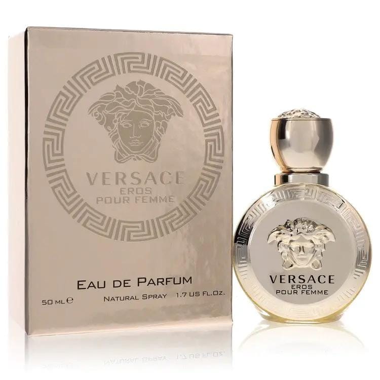 Brands HD Eau De Parfum Spray Versace Eros Eau De Parfum Spray by Versace 50 ml Versace Eros Eau De Parfum Spray by Versace 50 ml