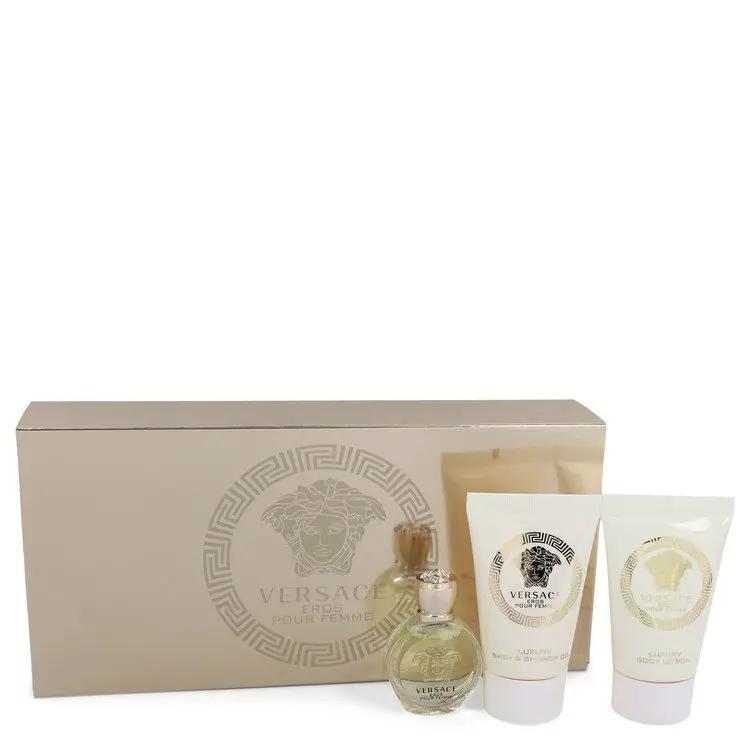 Brands HD Gift Set - .17 oz Mini EDP + .8 oz Shower Gel + .8 oz Body Lotion Versace Eros Gift Set - .17 oz Mini EDP + .8 oz Shower Gel + .8 oz Body Lotion by Versace -- Versace Eros Gift Set - .17 oz Mini EDP + .8 oz Shower Gel + .8 oz Body Lotion by Versace --
