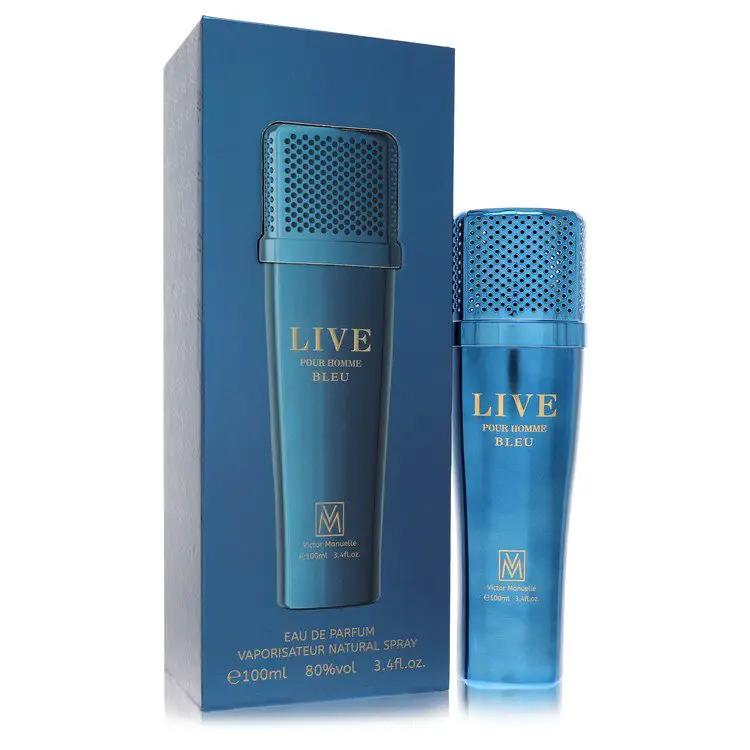 Brands HD Eau De Parfum Spray Victor Manuelle Live Bleu Eau De Parfum Spray by Victor Manuelle 100 ml Victor Manuelle Live Bleu Eau De Parfum Spray by Victor Manuelle 100 ml