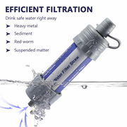 Portable Camping Hiking Mini Water Filter Straw Purifier by salelink.co.nz