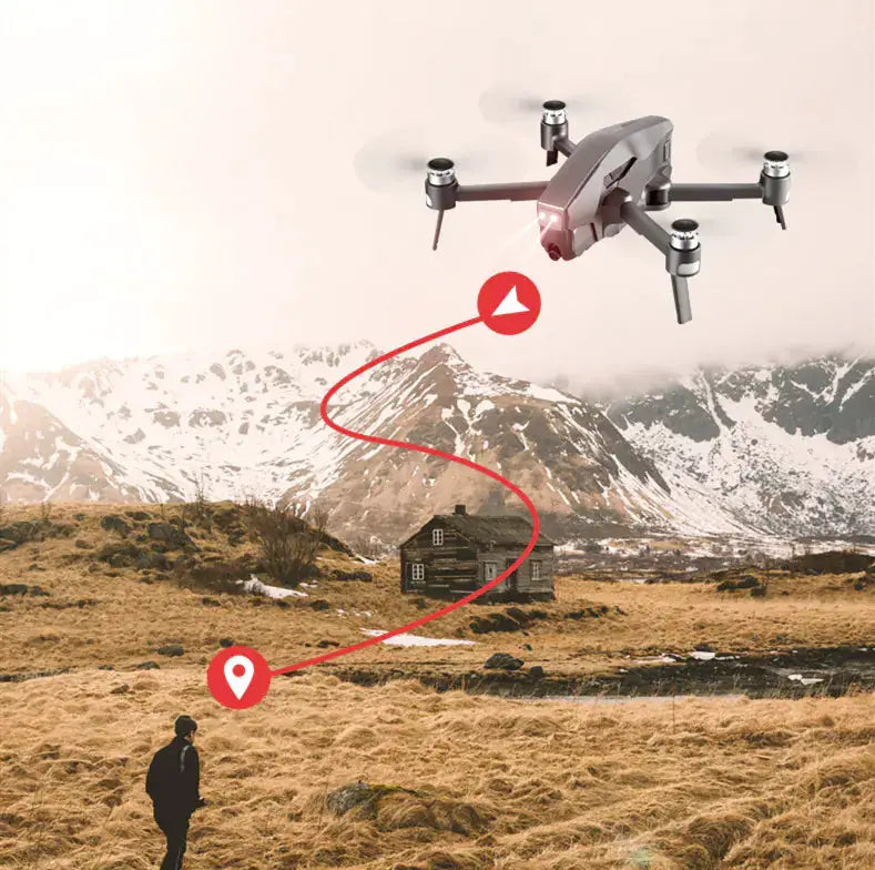 Professional 4K HD Foldable GPS Drone - 28min Flight Time, 1600m Range | Aerial Photography by Mead's Supply & Equipment Outfitters limited