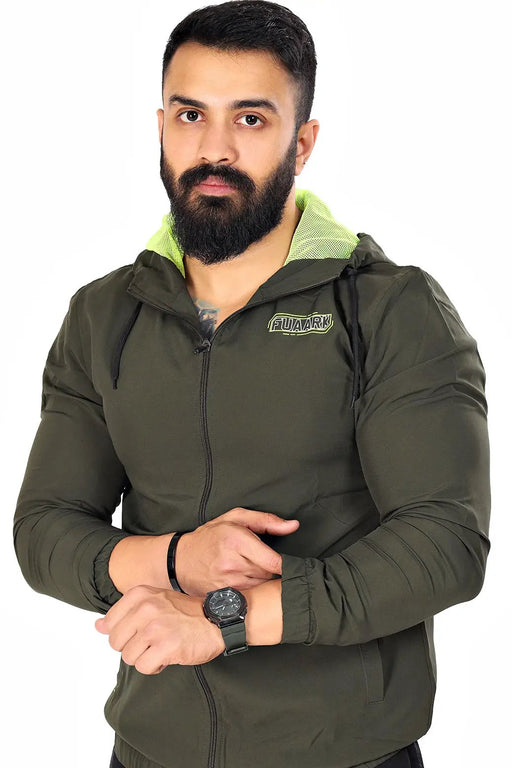 Velocity Jacket Olive by Fuaark Nz