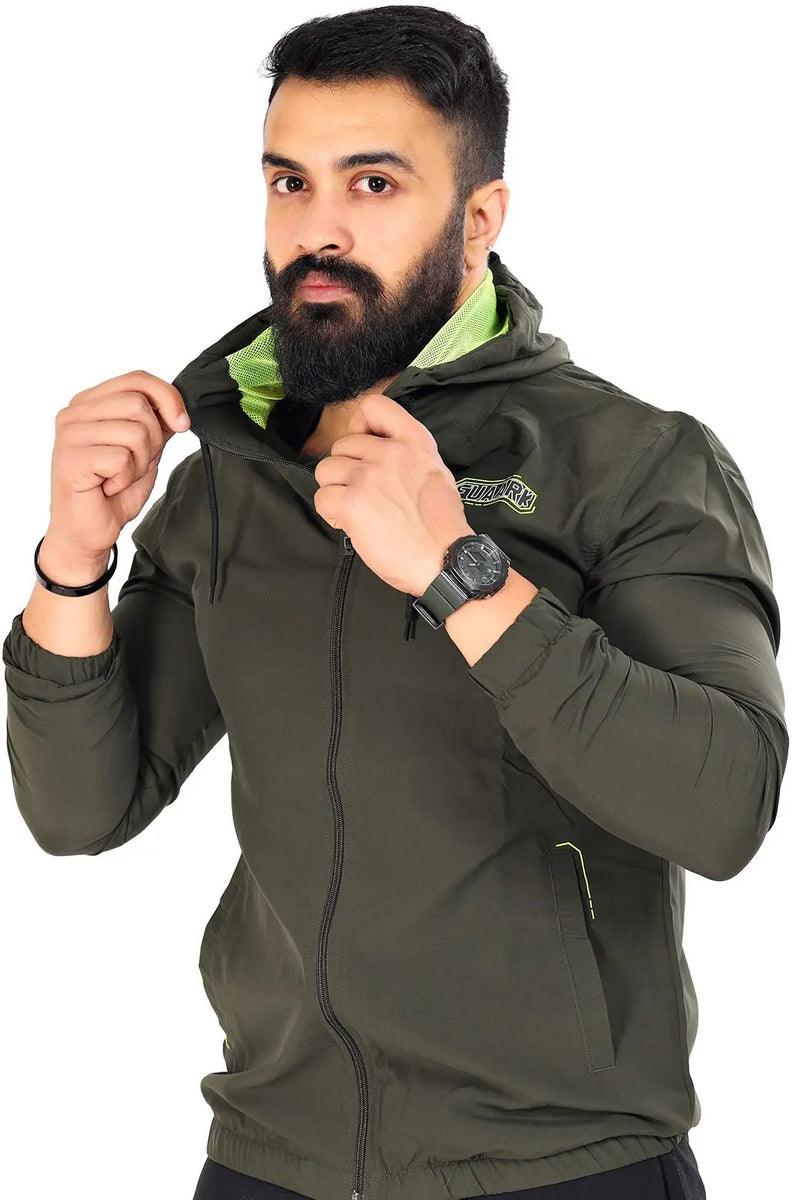 Velocity Jacket Olive by Fuaark Nz