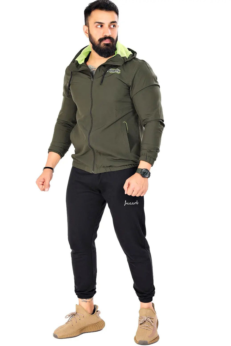 Velocity Jacket Olive by Fuaark Nz