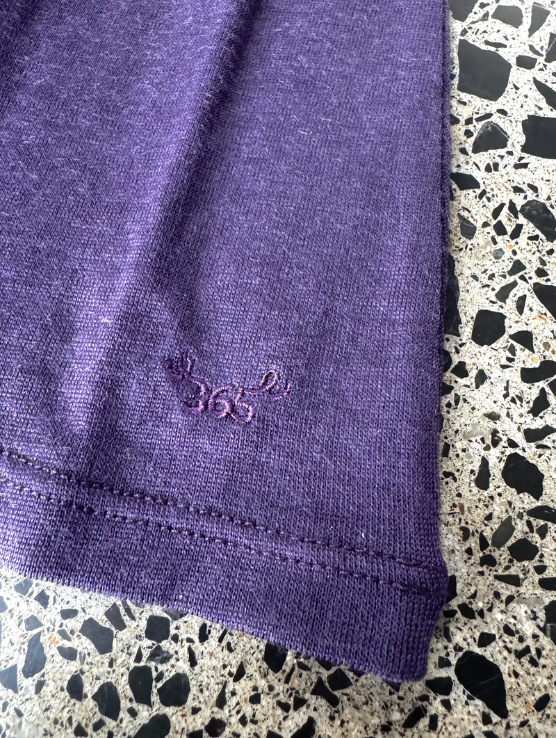 Women's OG Long Sleeve - 100% Merino Wool, Violet Smoke by Merino 365 NZ