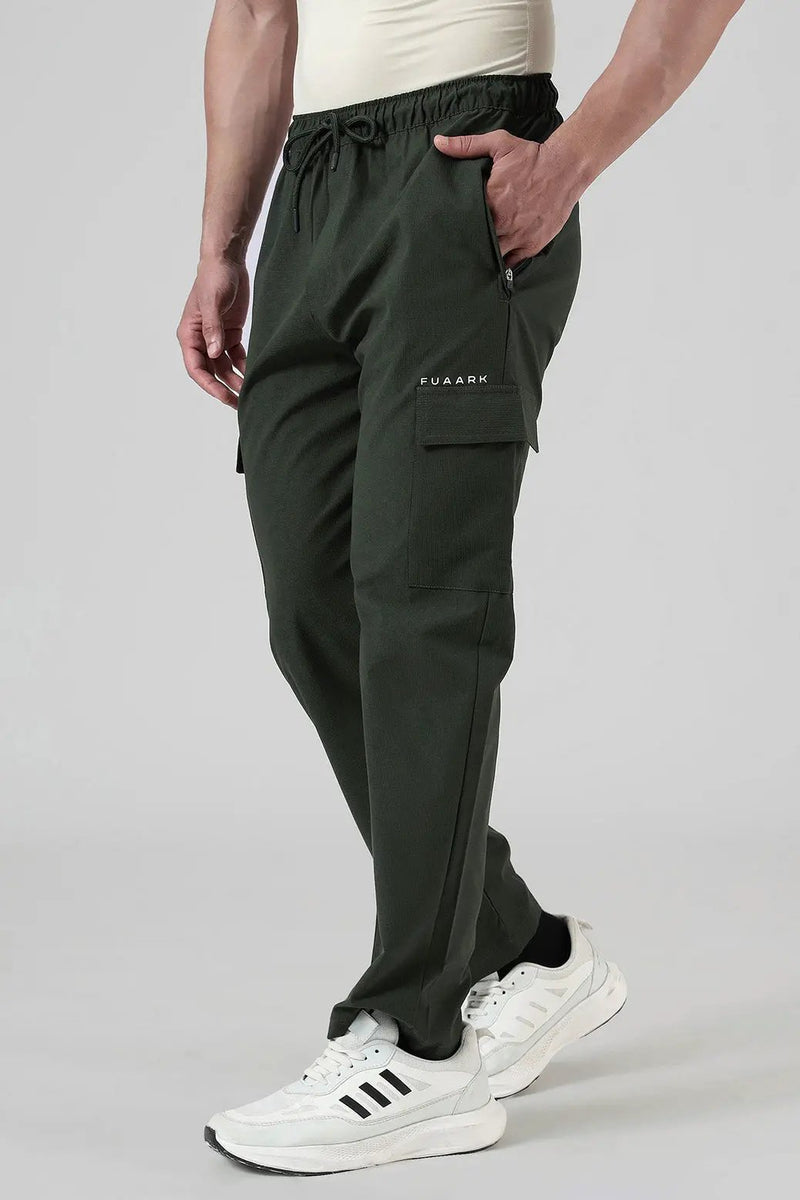 Vitality Straight Pants Olive by Fuaark Nz