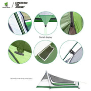New Waterproof Pyramid Tent for Outdoor Camping - Single Person Lightweight Shelter by Mead's Supply & Equipment Outfitters limited