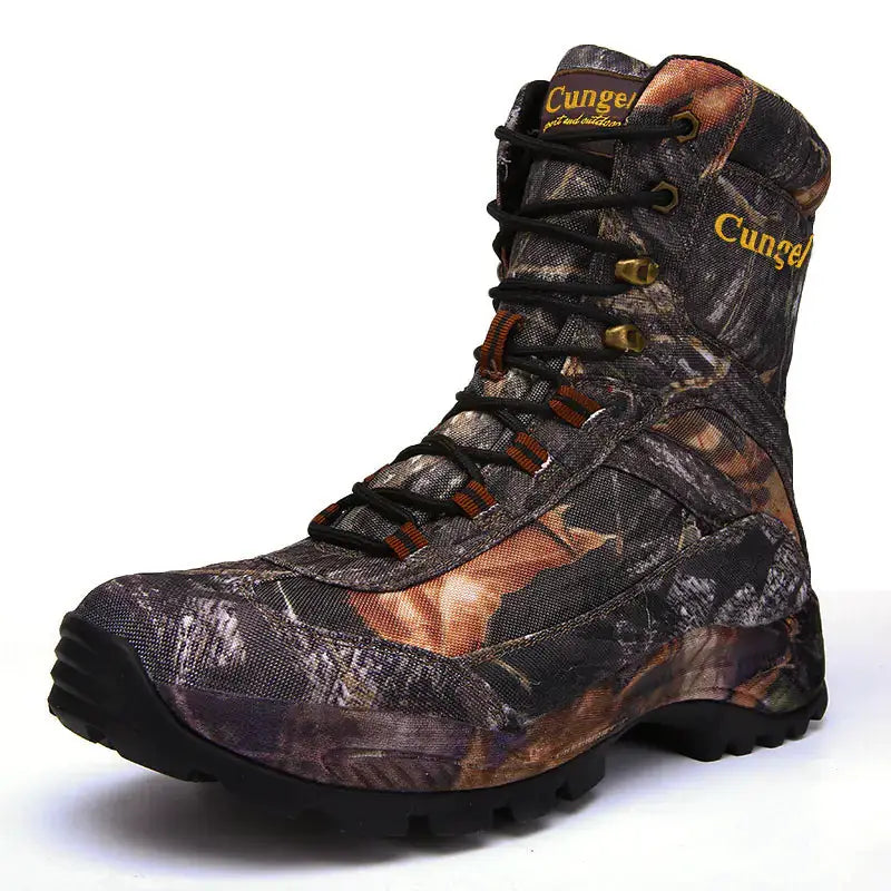 Men's Off-road Hiking Boots - Durable Camouflage Outdoor Tactical Boots by Mead's Supply & Equipment Outfitters limited