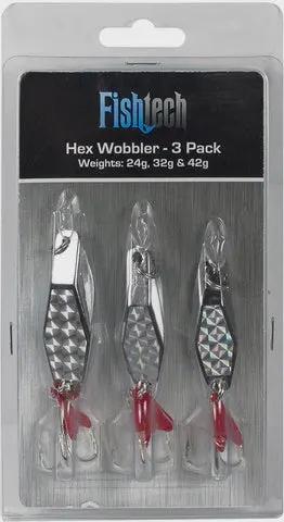Fishtech Hex Wobbler Multi Pack 24g 32g 42g by Fishtech