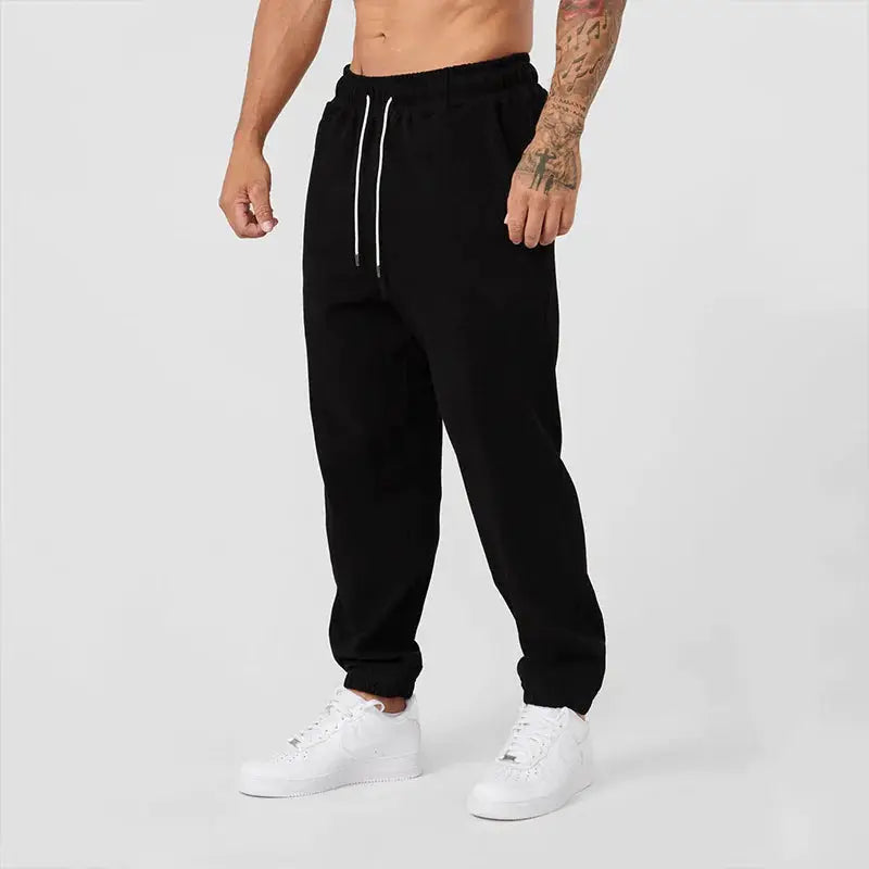 Men's Track Sweatpants - Athletic Joggers with Side Stripe by Mead's Supply & Equipment Outfitters limited