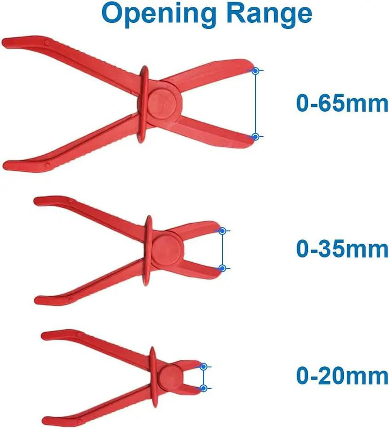 3Pcs Hose Clamp Pliers Pinch Off Pliers 3 Sizes by salelink.co.nz