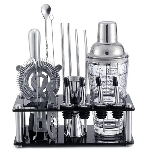 17 PCS Cocktail Shaker Set by salelink.co.nz