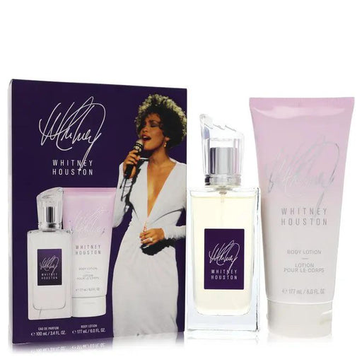 Brands HD Gift Set - 3.4 oz Eau De Parfum Spray + 6 oz Body Lotion Whitney Houston Gift Set - 3.4 oz Eau De Parfum Spray + 6 oz Body Lotion by Whitney Houston -- Whitney Houston Gift Set - 3.4 oz Eau De Parfum Spray + 6 oz Body Lotion by Whitney Houston --