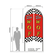 dealonline.co.nz dealonline.co.nz WOF - Pre-print Double Sided Feather Banner Flag Business Commersial 3M WOF - Pre-print Double Sided Feather Banner Flag Business Commersial 3M