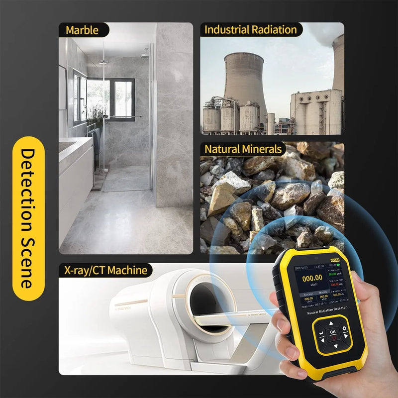 Radiation Dosimeter with LCD Display Measurement y rays, x rays, β rays by salelink.co.nz