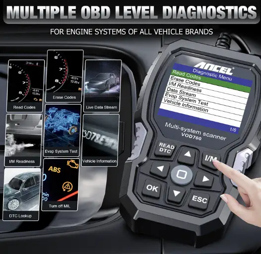 OBD2 Scanner ANCEL VOD700 by salelink.co.nz