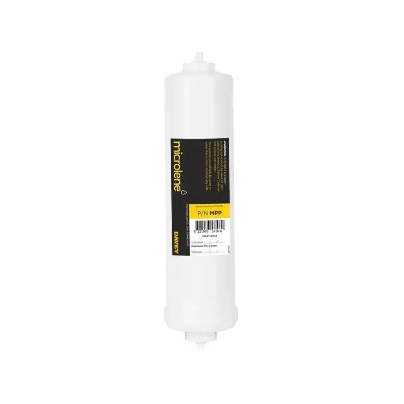 Davey Microlene MPP Underbench Replacement Filter - Premium Carbon + KDF, 1 Micron NZ